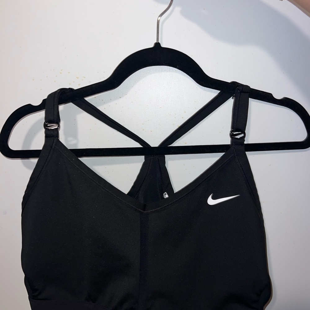 Nike Women's Dri-Fit Black Sports Bra - 1X